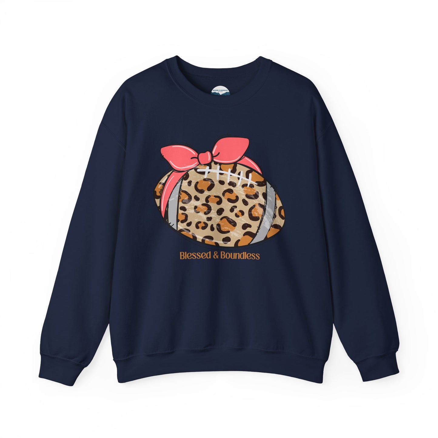 Football Bow Sweatshirt