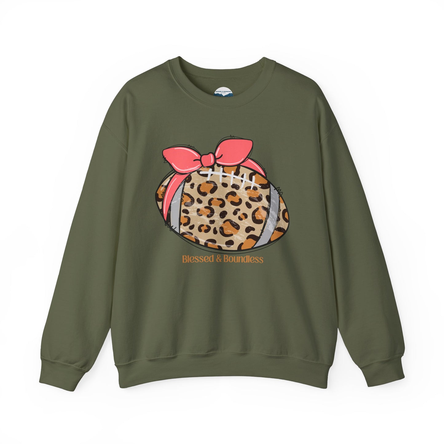 Football Bow Sweatshirt