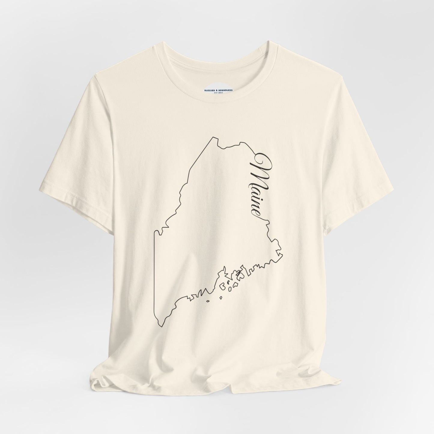 Outlined Maine
