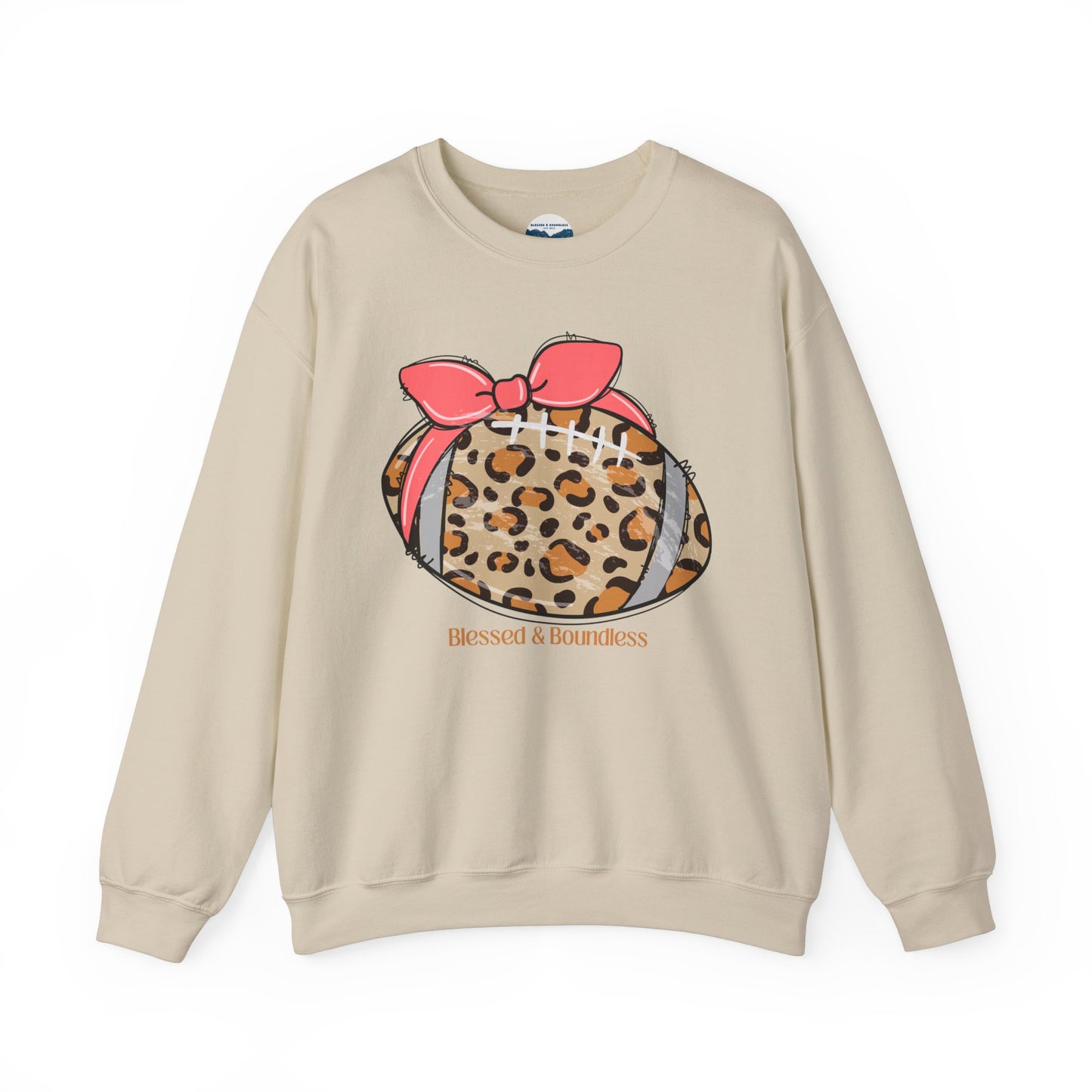 Football Bow Sweatshirt