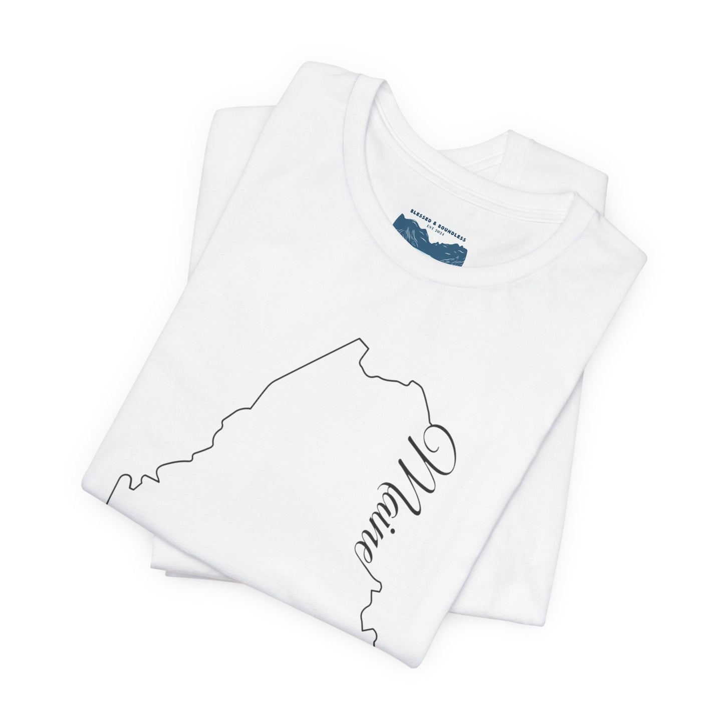 Outlined Maine