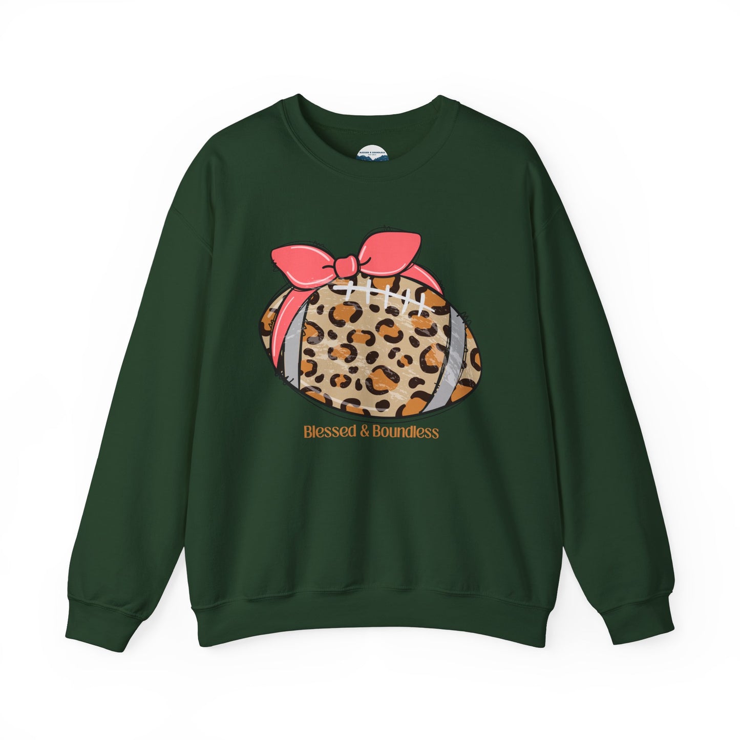Football Bow Sweatshirt