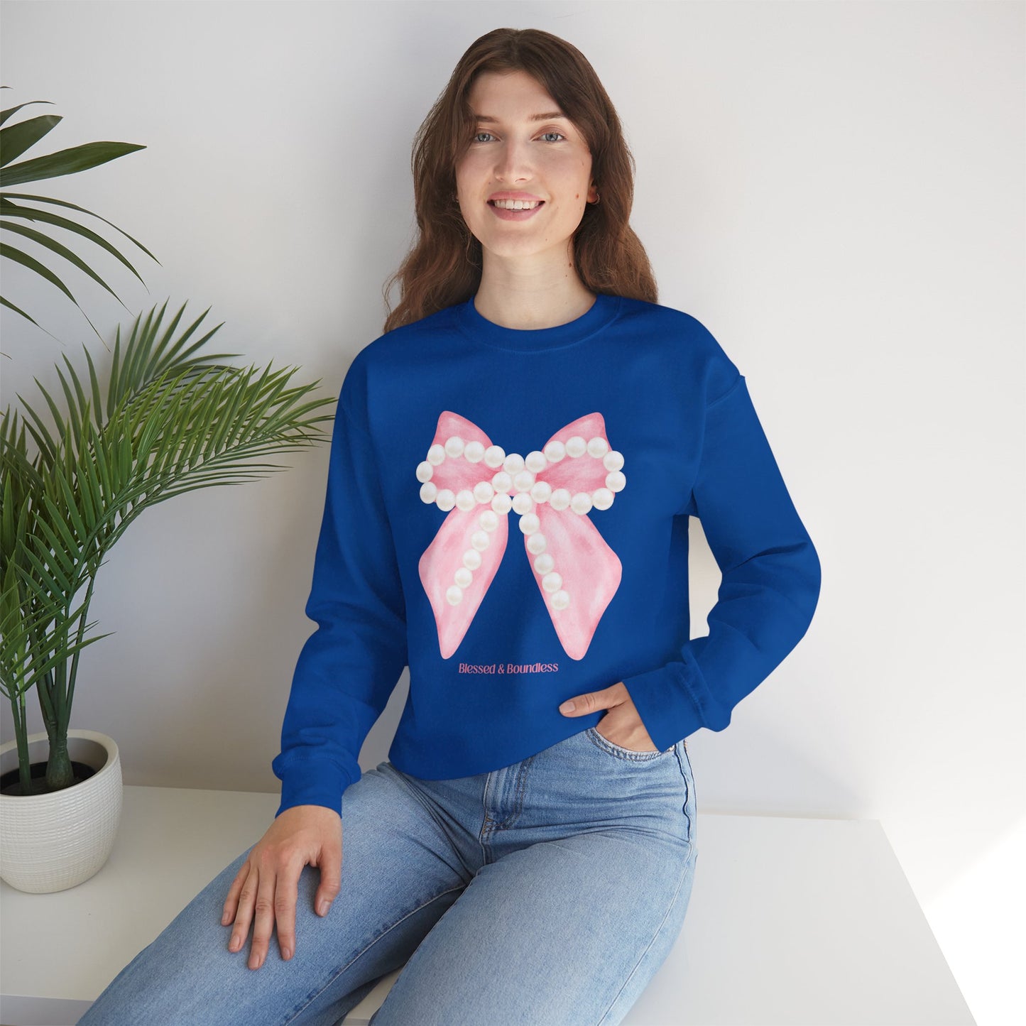 Pearl Bow Sweater