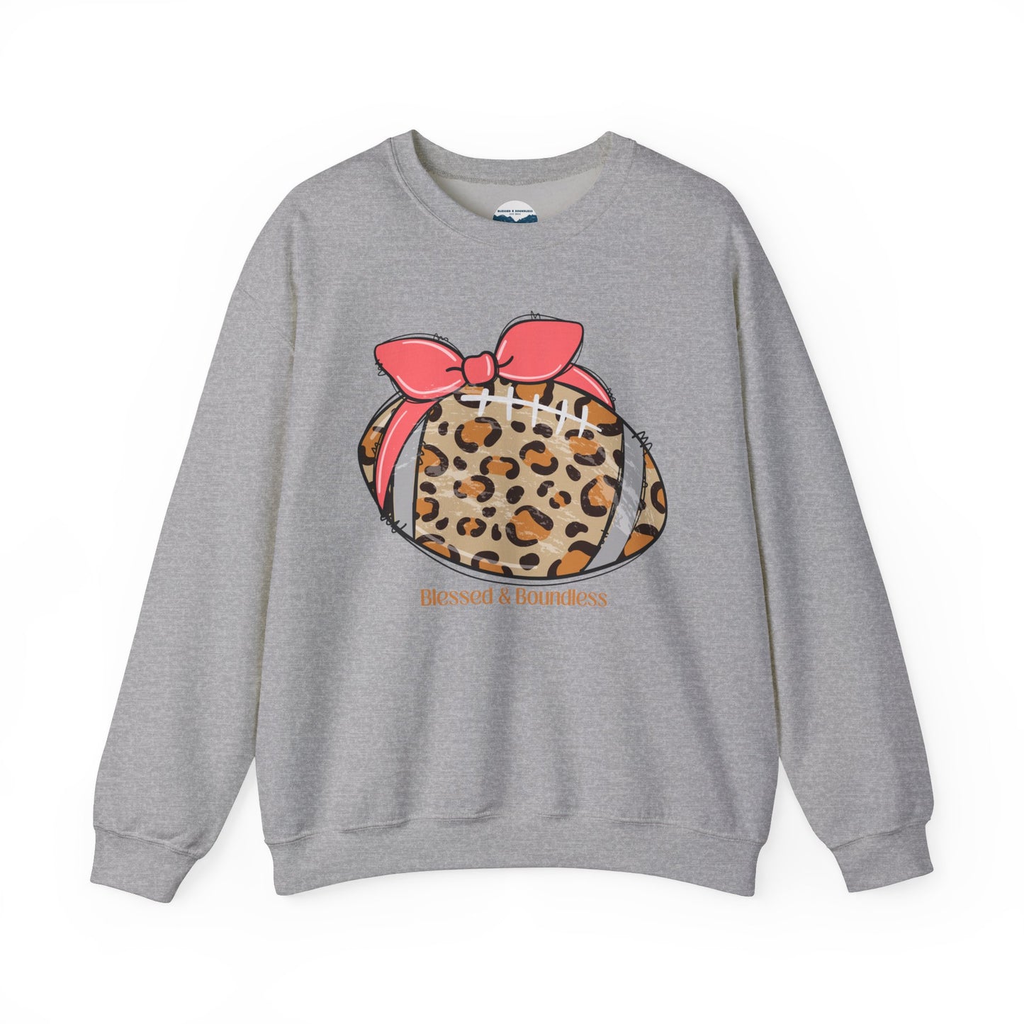 Football Bow Sweatshirt