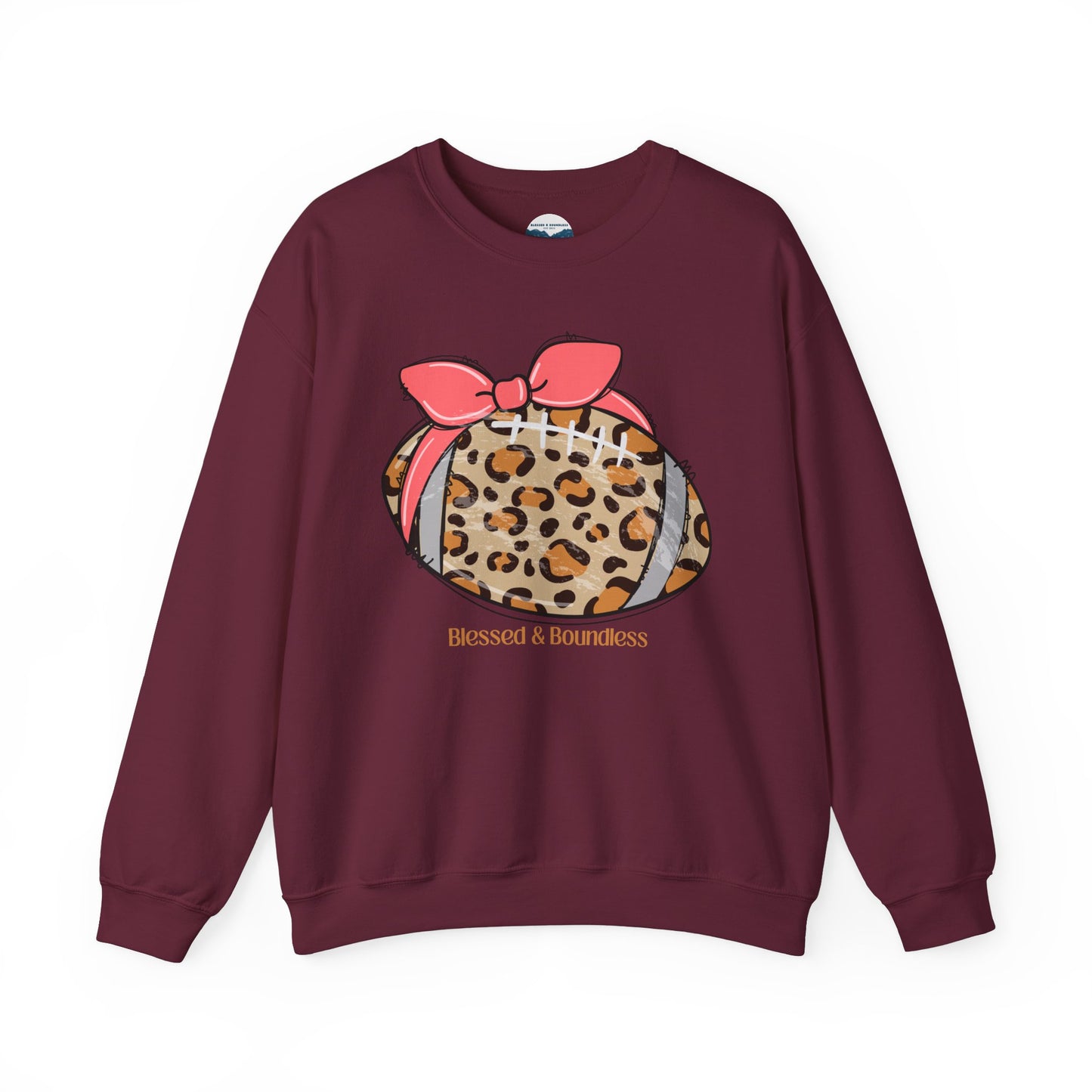 Football Bow Sweatshirt