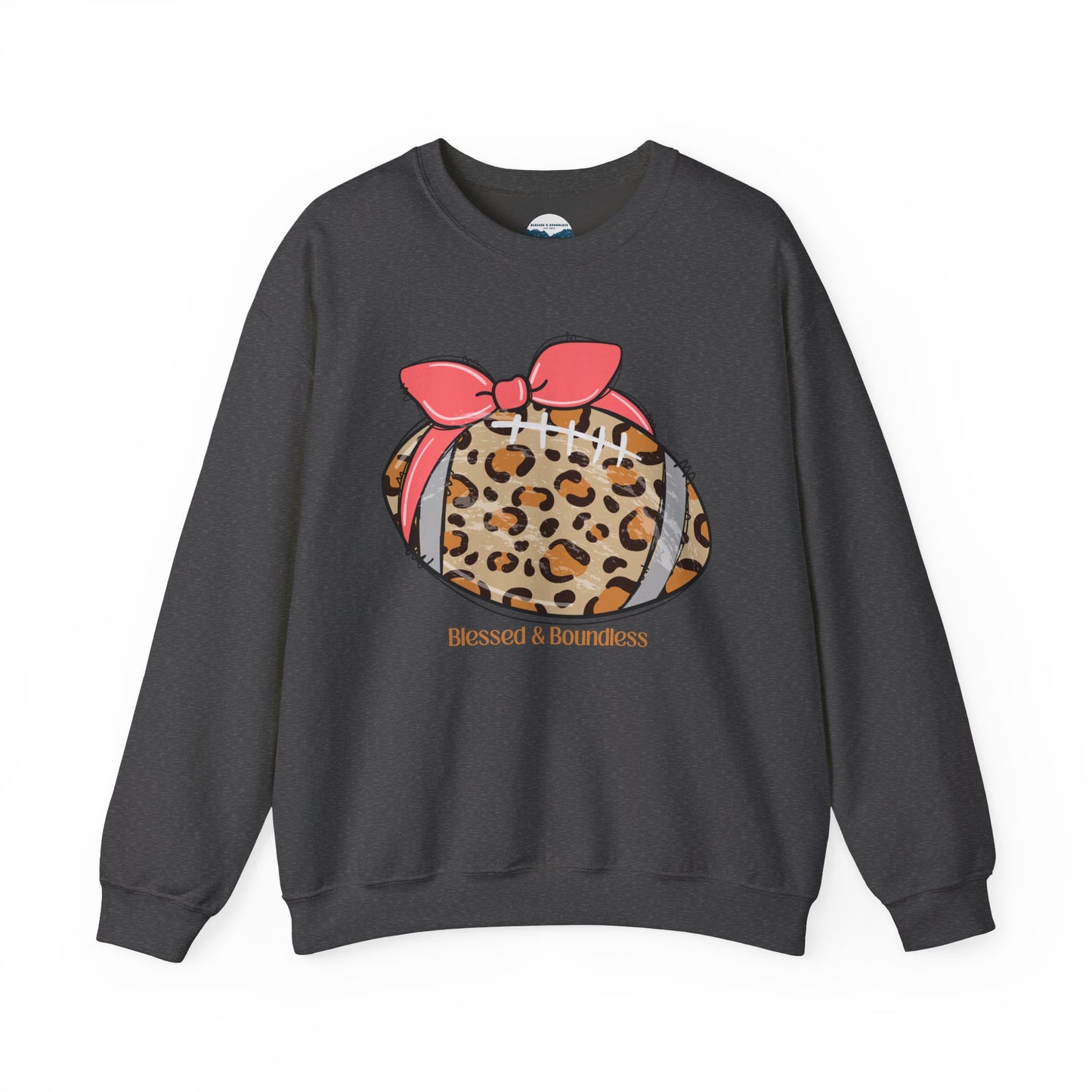 Football Bow Sweatshirt