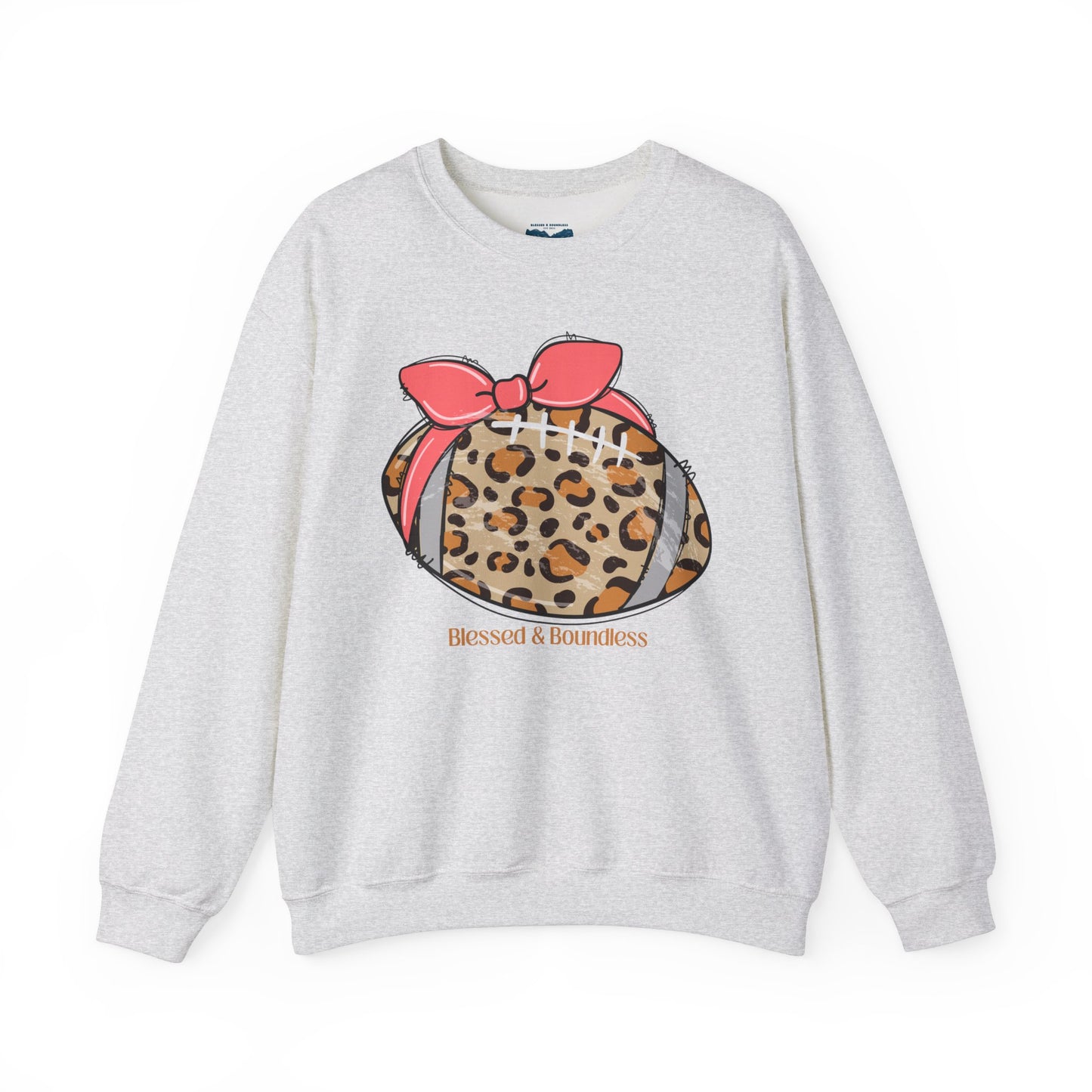 Football Bow Sweatshirt