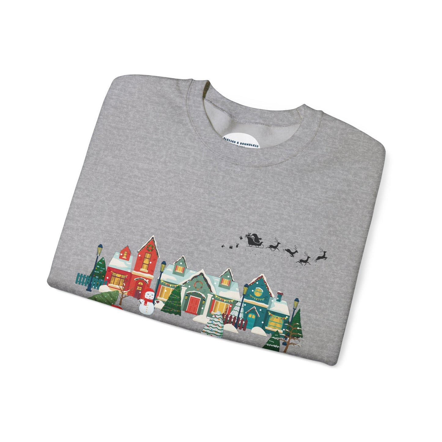 Hometown Christmas Sweatshirt - Bar Harbor, Maine