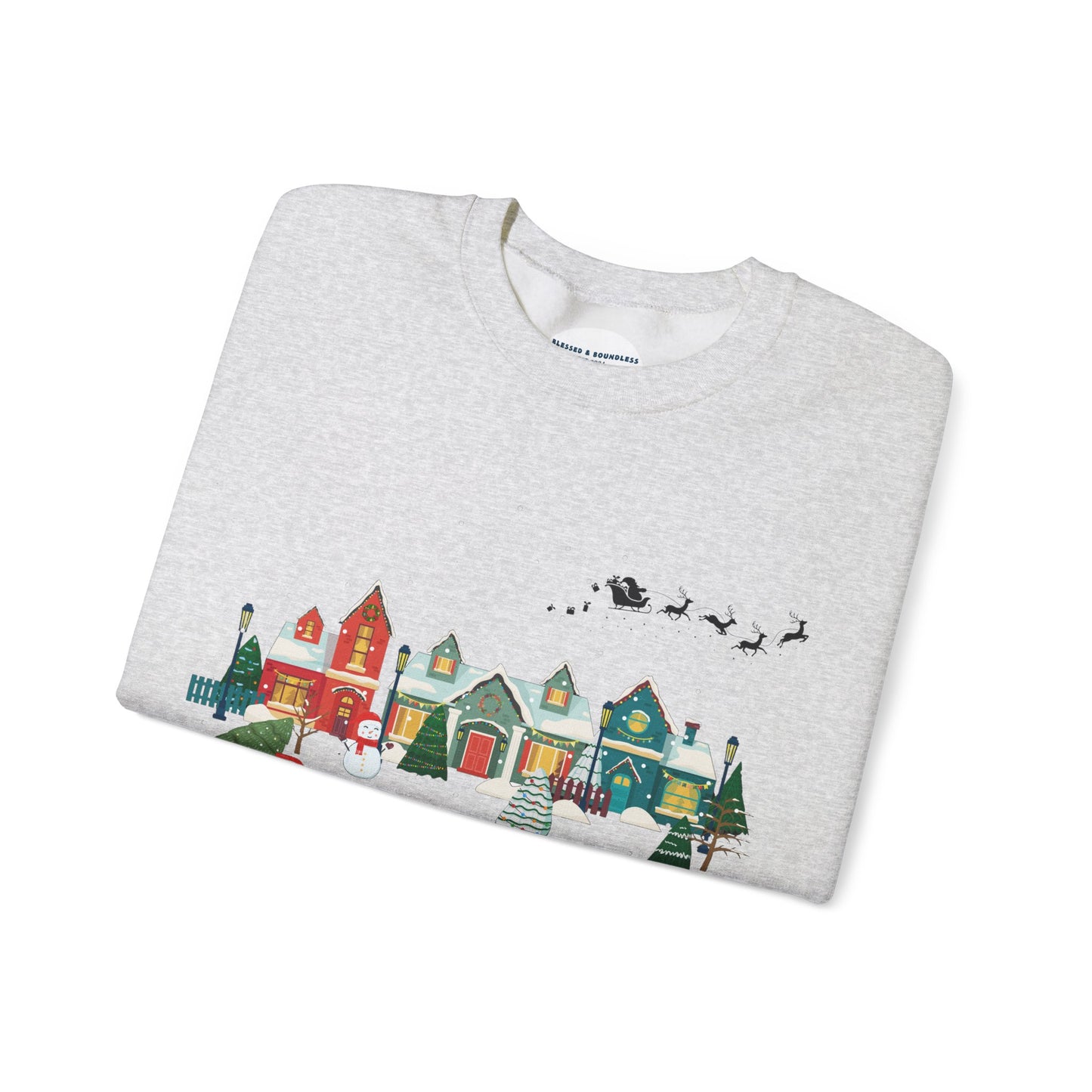 Hometown Christmas Sweatshirt - Bar Harbor, Maine
