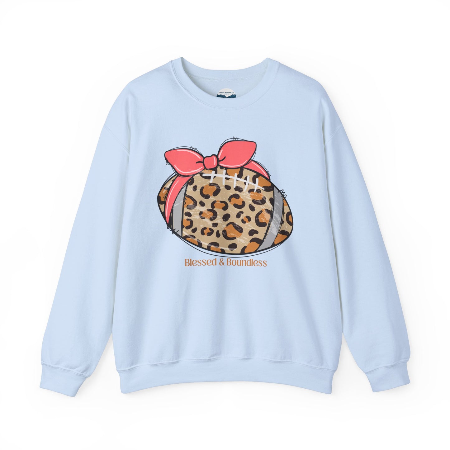 Football Bow Sweatshirt