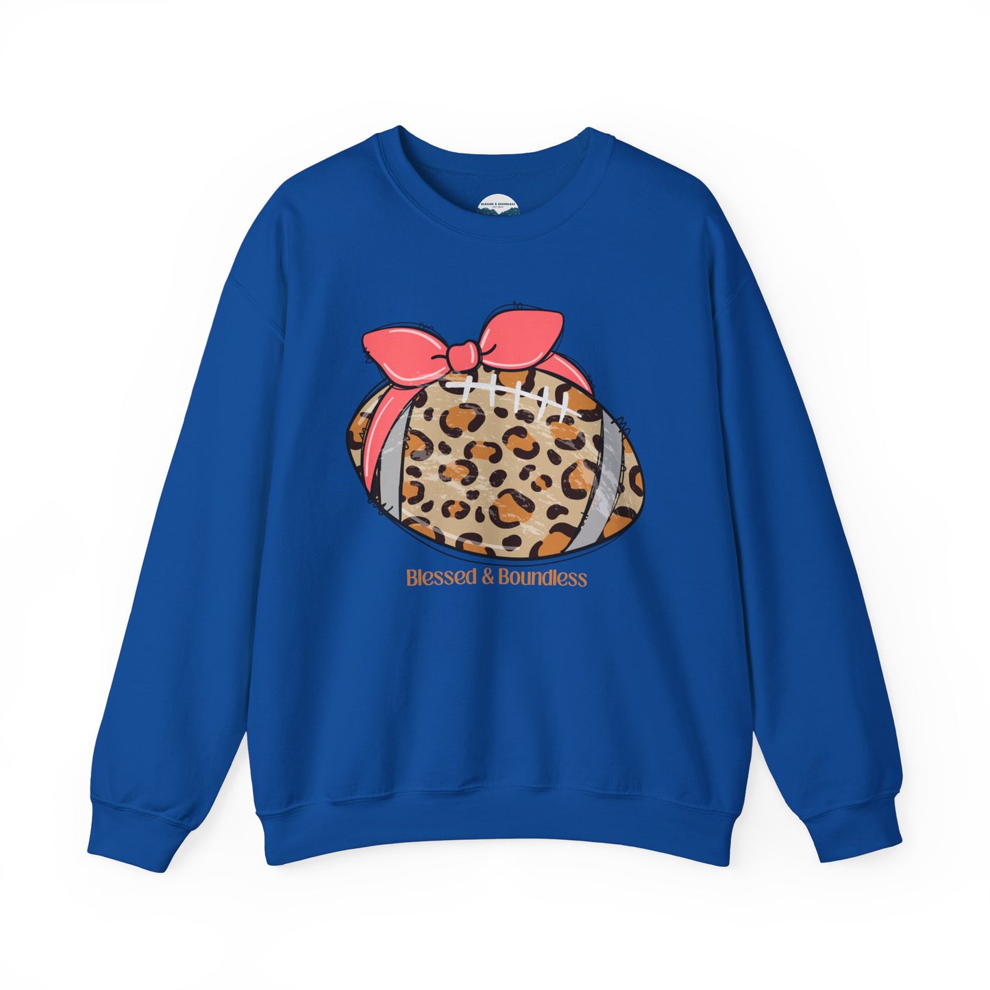 Football Bow Sweatshirt