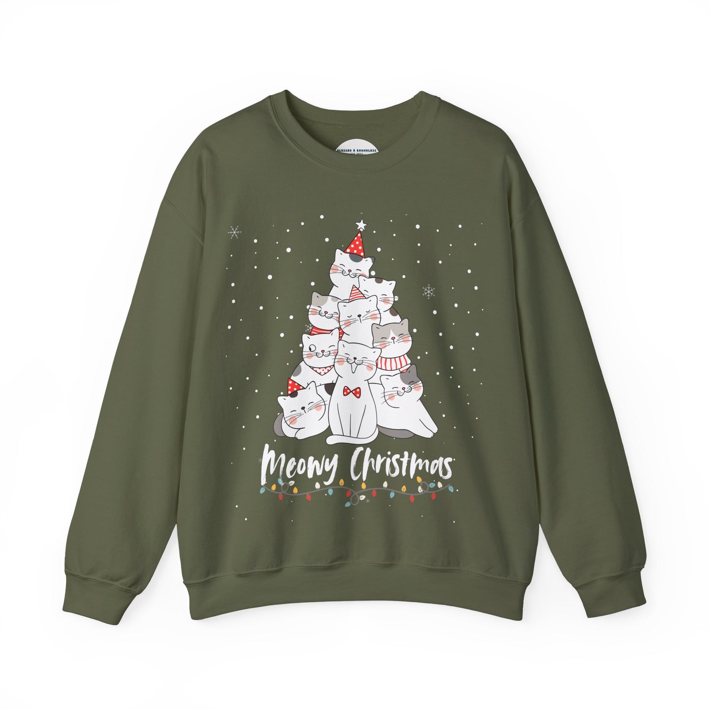 Meowy Christmas Sweatshirt