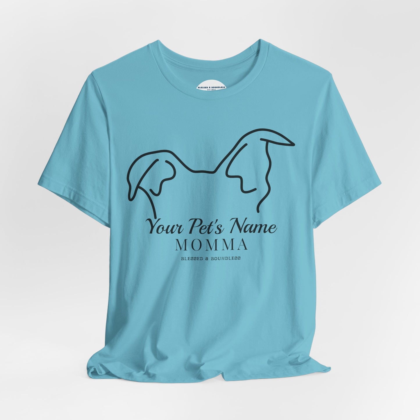 Pet Momma - Ear Flop Customizable T-Shirt