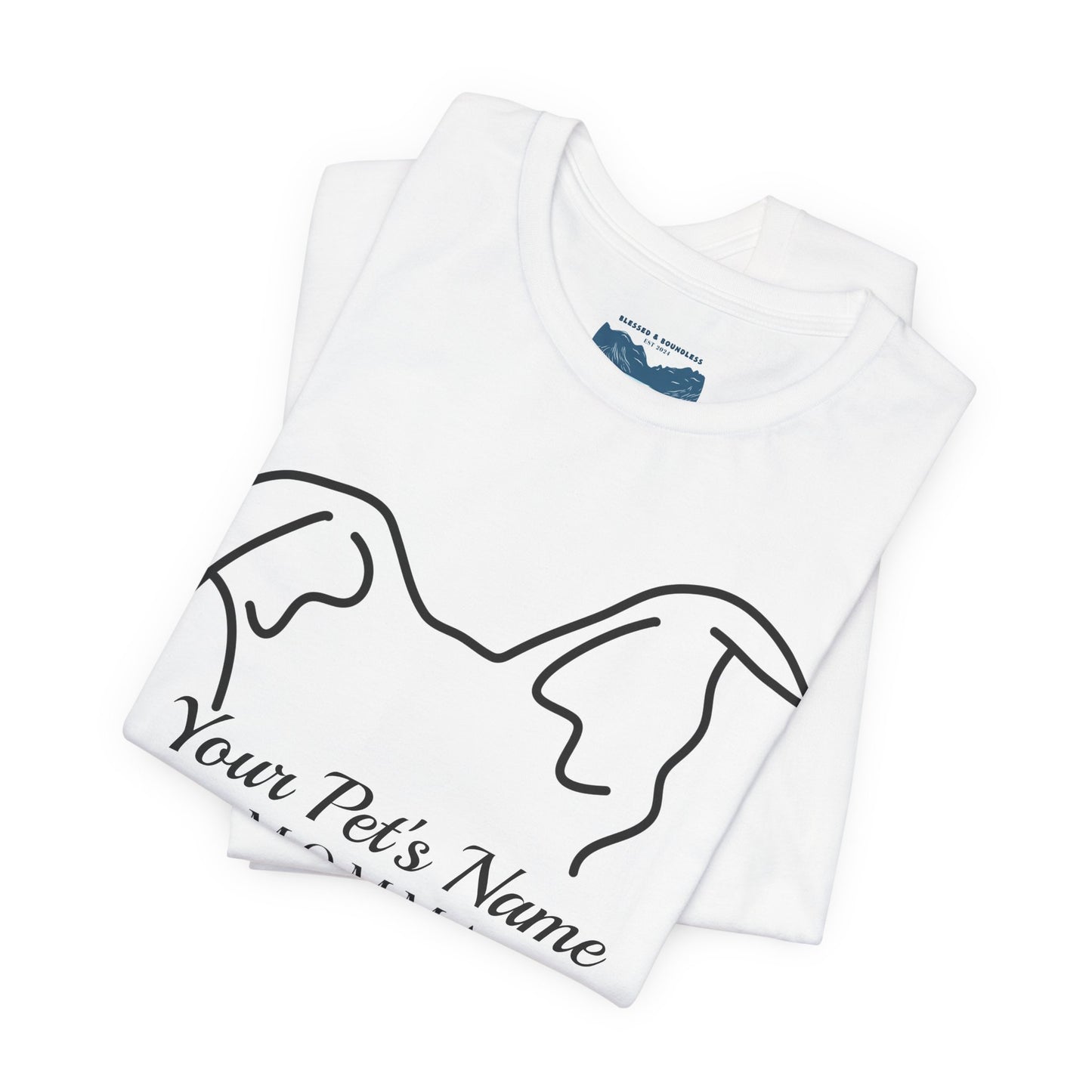 Pet Momma - Ear Flop Customizable T-Shirt