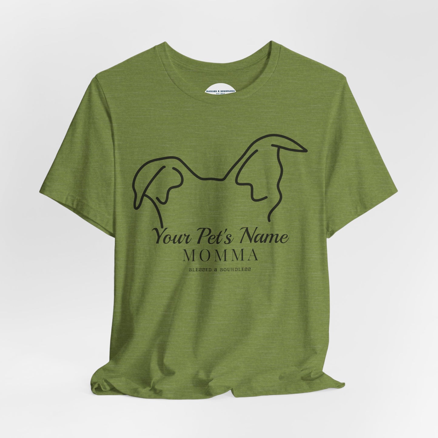 Pet Momma - Ear Flop Customizable T-Shirt