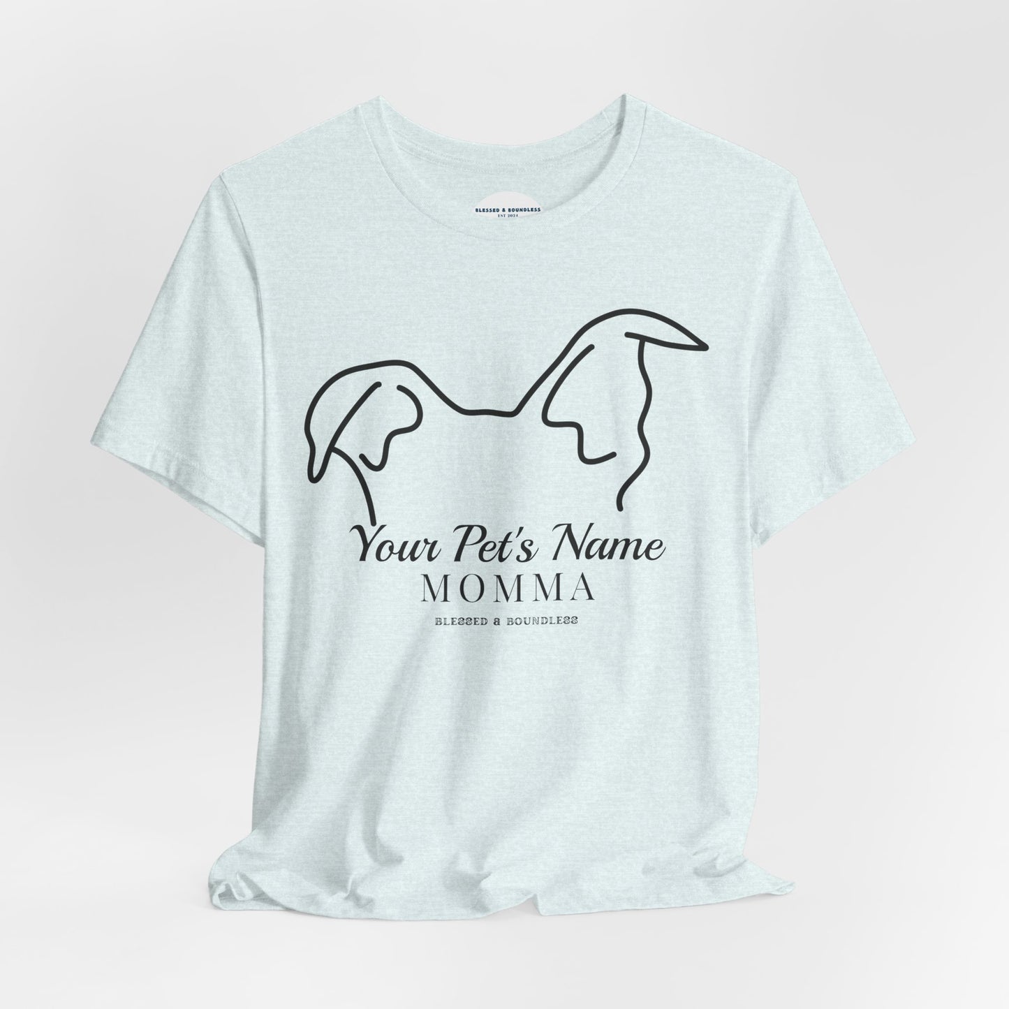 Pet Momma - Ear Flop Customizable T-Shirt