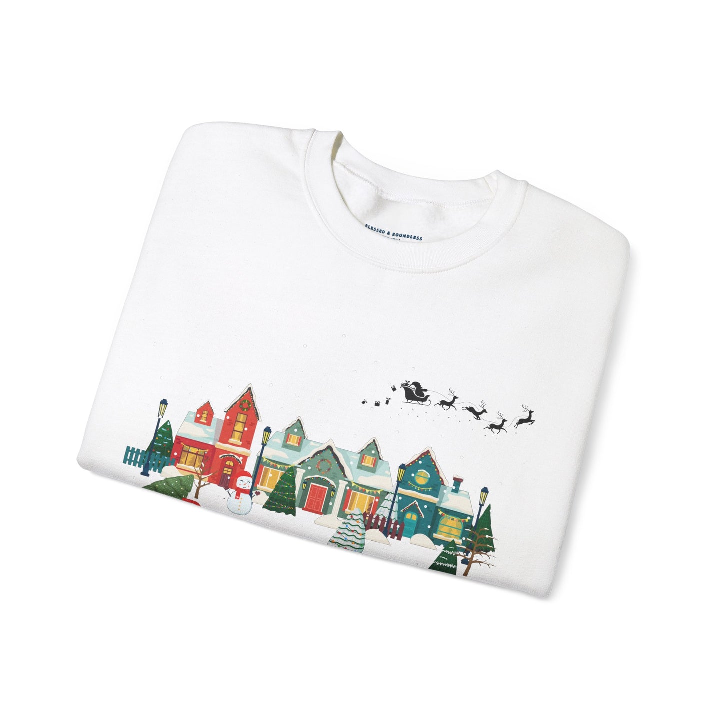 Hometown Christmas Sweatshirt - Bar Harbor, Maine