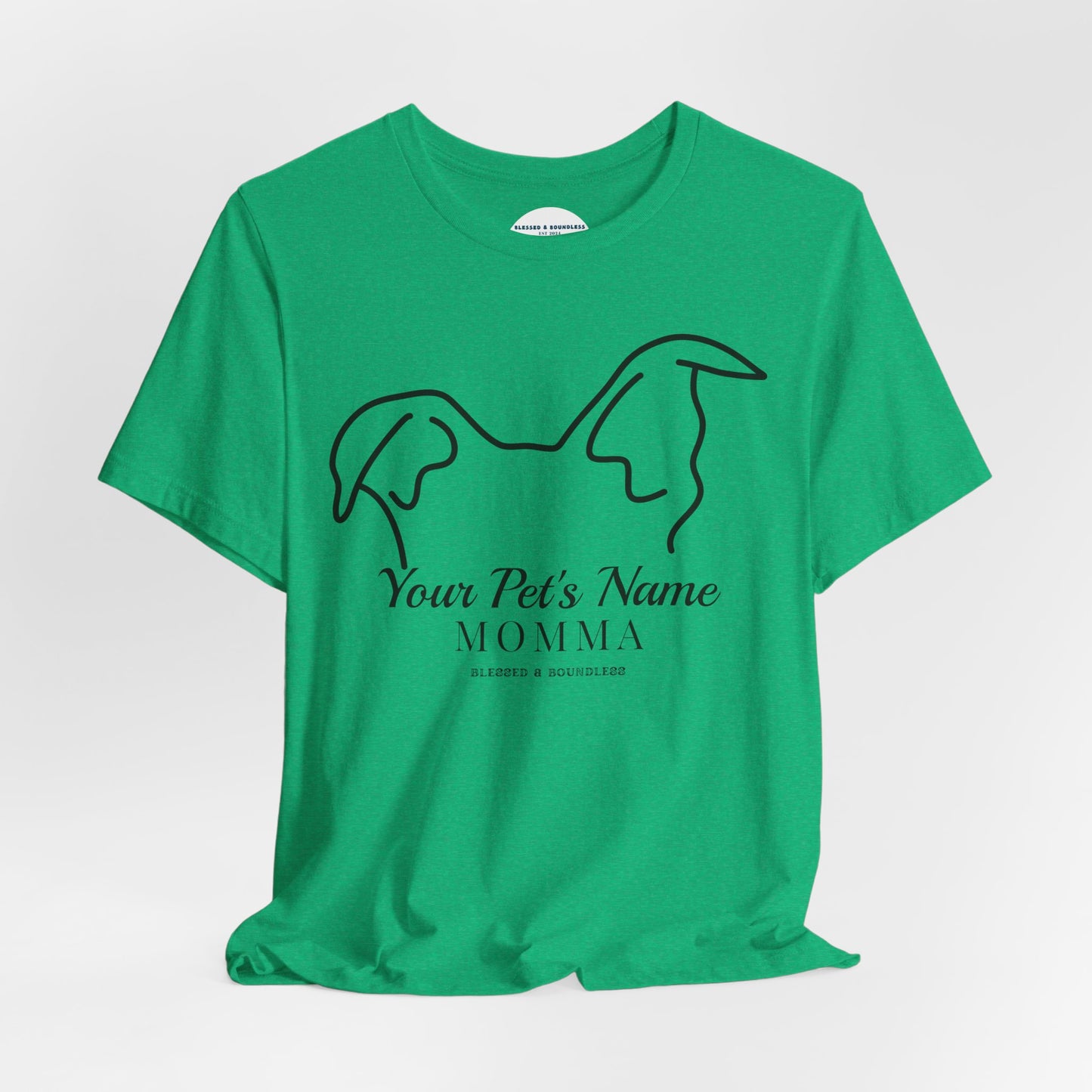 Pet Momma - Ear Flop Customizable T-Shirt