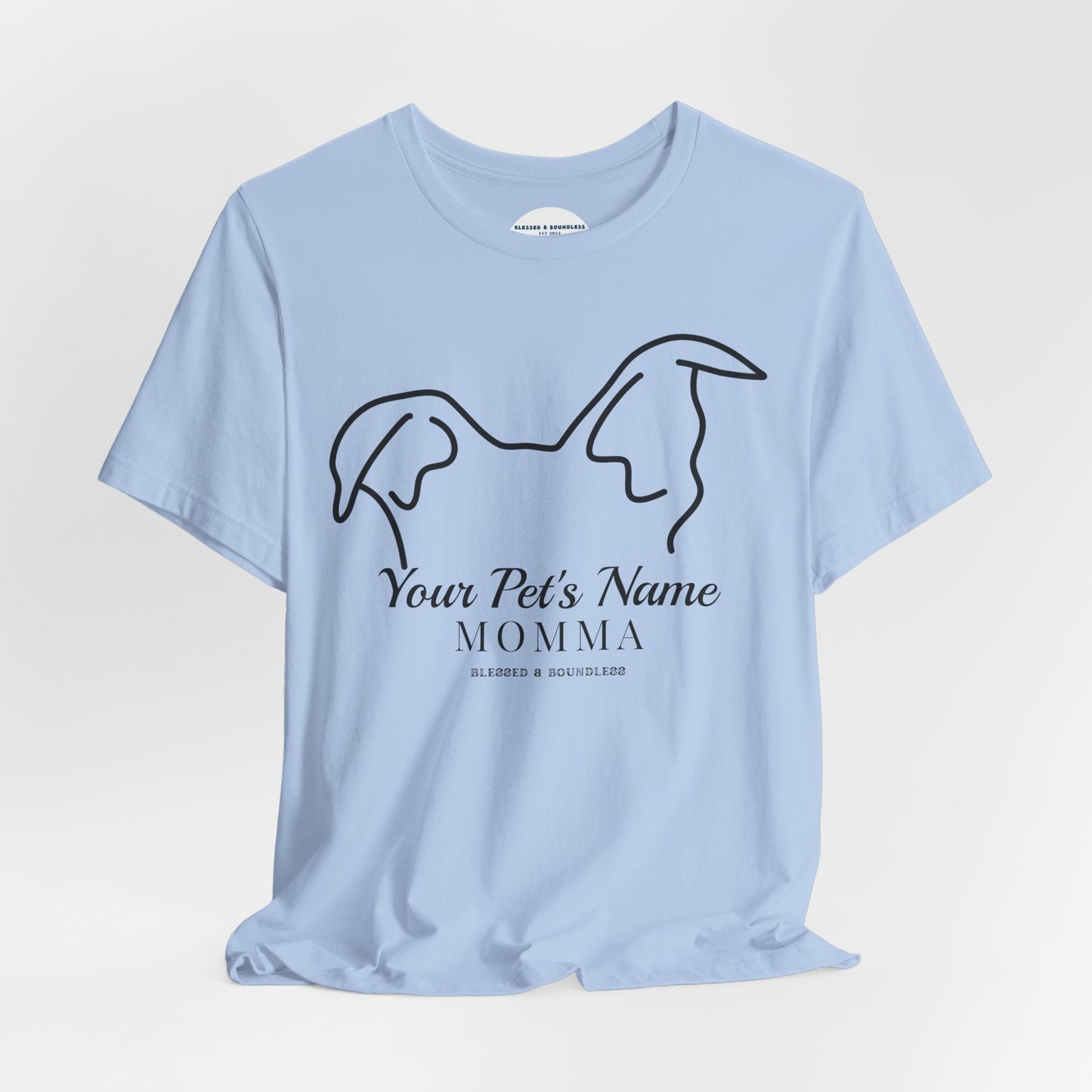 Pet Momma - Ear Flop Customizable T-Shirt